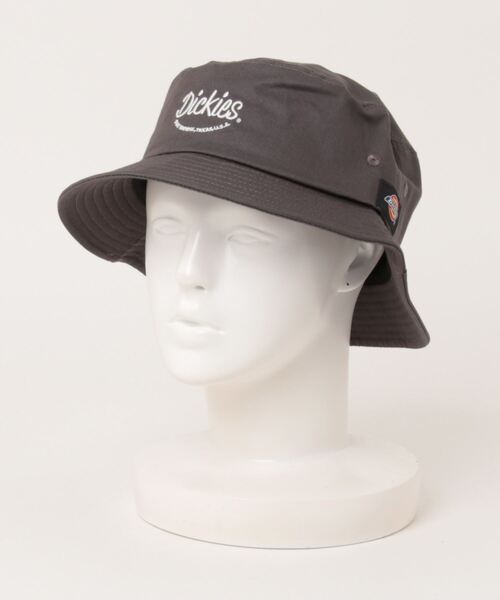 Dickies（ディッキーズ）の「【DICKIES】 EMB BUCKET HAT（ハット・レディース・ブラック/ベージュ/ネイビー/チャコールグレー/ホワイト・FREE）」の8枚目の写真