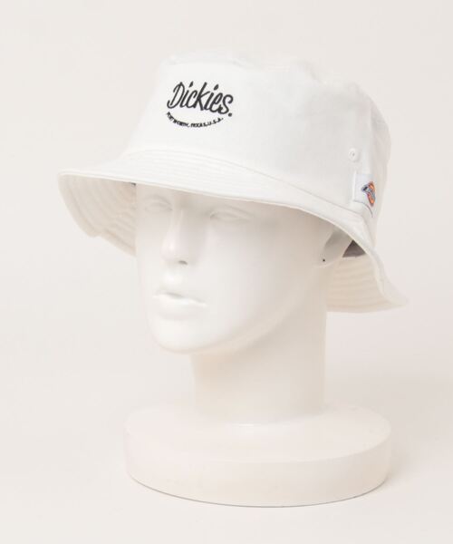 Dickies（ディッキーズ）の「【DICKIES】 EMB BUCKET HAT（ハット・レディース・ブラック/ベージュ/ネイビー/チャコールグレー/ホワイト・FREE）」の9枚目の写真