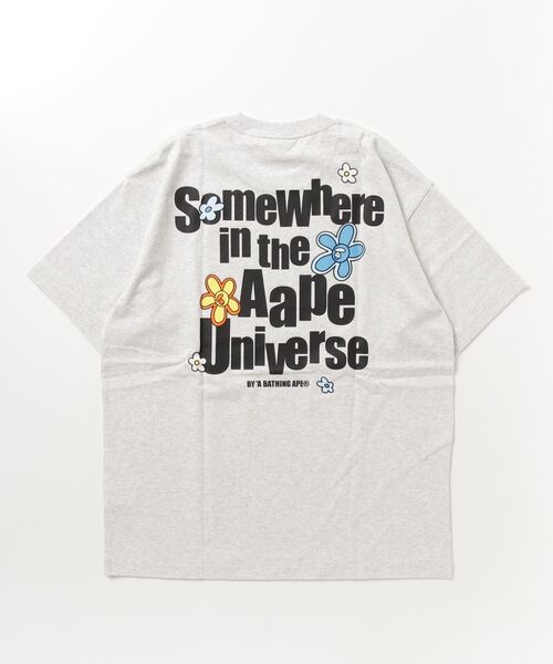 AAPE BY A BATHING APE(エーエイプバイアベイシングエイプ)の「AAPE THEME TEE(Tシャツ/カットソー・メンズ・オフホワイト・XX-LARGE/LARGE/X-LARGE/SMALL/MEDIUM)」の2枚目の写真