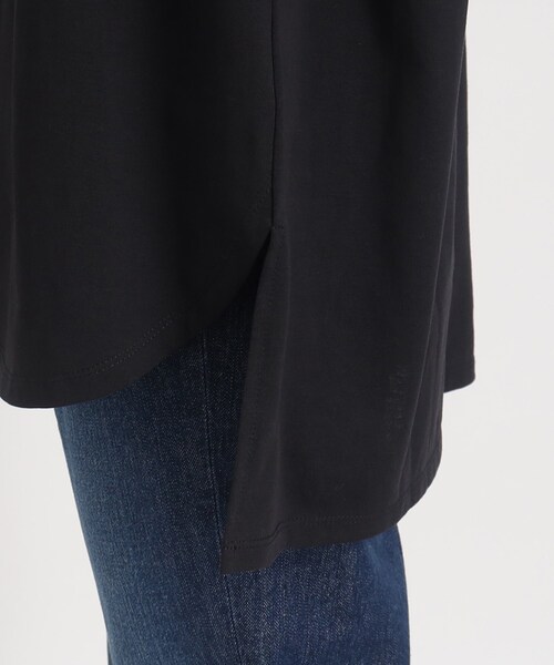 Cutie Blonde(キューティーブロンド)の「◆【接触冷感】タック入りで腕すっきり! ノースリーブTシャツ(タンクトップ・レディース・ホワイト系/ブラック/ネイビー系6・00)」の10枚目の写真