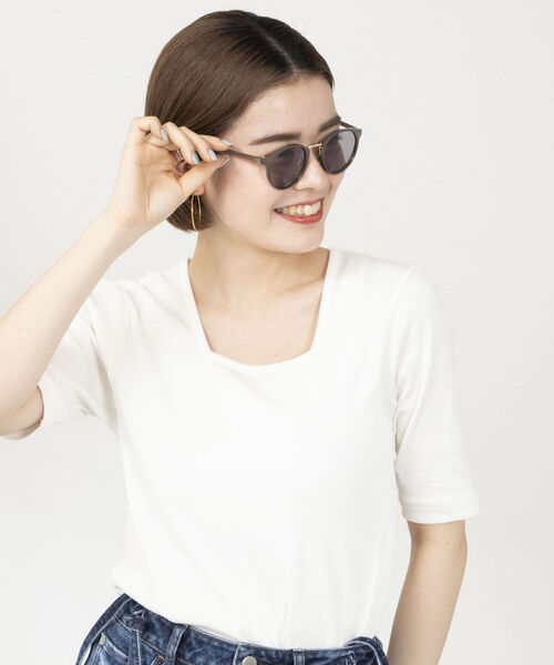 NOLLEY’S（ノーリーズ）の「ボストン型サングラス（サングラス・レディース・ブラック系その他3/ブラウン系その他3/ブラウン系その他4・FREE）」の5枚目の写真