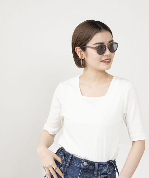 NOLLEY’S（ノーリーズ）の「ボストン型サングラス（サングラス・レディース・ブラック系その他3/ブラウン系その他3/ブラウン系その他4・FREE）」の7枚目の写真