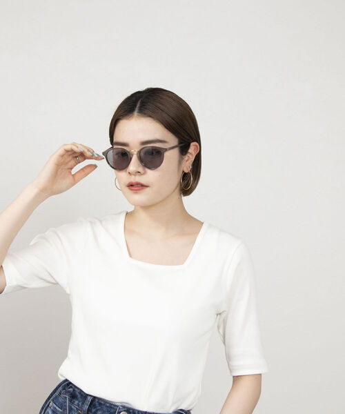 NOLLEY’S（ノーリーズ）の「ボストン型サングラス（サングラス・レディース・ブラック系その他3/ブラウン系その他3/ブラウン系その他4・FREE）」の10枚目の写真