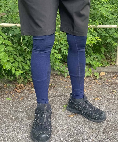 Healthknit（ヘルスニット）の「【 HealthKnit / ヘルスニット 】ゆる圧レギンス2 着圧レギンス 無地 スポーツ 運動 4209 SIP（レギンス/スパッツ・レディース・パープル/ネイビー・L/M）」の5枚目の写真