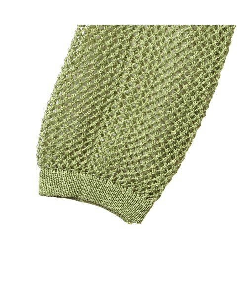 Ada.（エイダ）の「【新色追加】トレンドのショート丈 透かし編みニット メッシュ クロップド カーディガン トップス（カーディガン/ボレロ・レディース・ブラウン/ライトグリーン/アイボリー/ホワイト/ブラック/ナチュラル/ブルー系その他/ダークベージュ/グレー・FREE）」の21枚目の写真