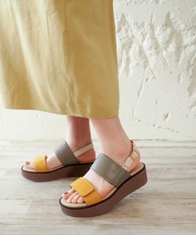 厚底ダブルベルトサンダル 7420127