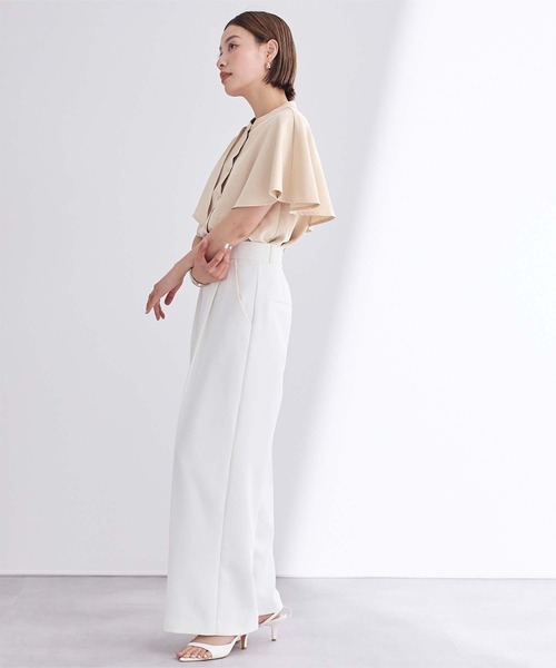 最終価格　ADORE シャツカラーケープブラウス　38 セール】 ◇ケープブラウス （シャツ・ブラウス）｜ADORE