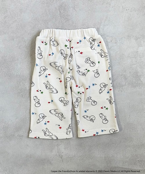 MARKEY'S(マーキーズ)の「【Casper/キャスパー】ワッフルレギンス(80~130cm)(レギンス/スパッツ・キッズ・オフホワイト・80/90/95/100/110/120/130)」の4枚目の写真