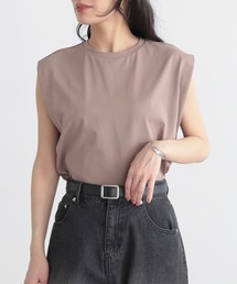 [新色追加]USAコットンクールタックノースリーブTシャツ【サスティナブル】