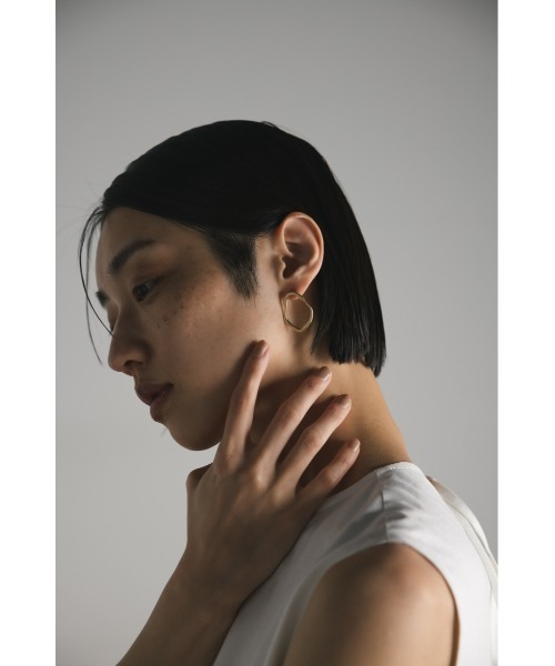 STYLEMIXER（スタイルミキサー）の「アニヴェントサークルピアス（ピアス（両耳用）・レディース・シルバー/ゴールド・FREE）」の12枚目の写真