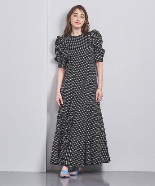 MARIHA ブラックドットマキシドレス MARIHA ブラックドットマキシドレス