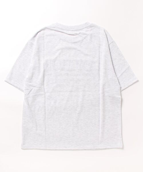 Grand PARK（グランドパーク）の「厚盛り 刺繍ロゴTシャツ（Tシャツ/カットソー・レディース・ホワイト×グリーン/ホワイト×レッド/アッシュグレー・FREE）」の4枚目の写真