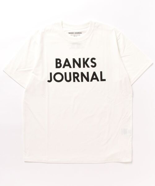 BANKS(バンクス)の「LOGO/BANKS(バンクス)半袖ロゴTシャツ(Tシャツ/カットソー・メンズ・オフホワイト/ブラック/ライトグリーン・MEDIUM/LARGE/X-LARGE)」の6枚目の写真
