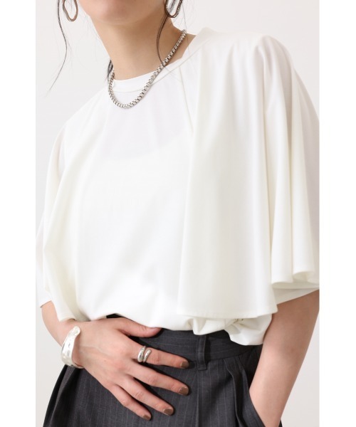 tシャツ ケープライクプルオーバー レディース ケープライクプルオーバー（Tシャツ/カットソー）｜crie