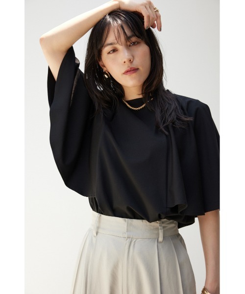 ケープライクプルオーバー（Tシャツ/カットソー）｜crie