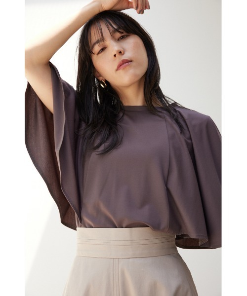 tシャツ ケープライクプルオーバー レディース ケープライクプルオーバー（Tシャツ/カットソー）｜crie