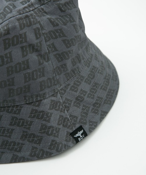 BOY LONDON（ボーイロンドン）の「【BOY LONDON】BOY MONOGRAM BUCKET HAT（ハット・メンズ・グレー・M）」の3枚目の写真