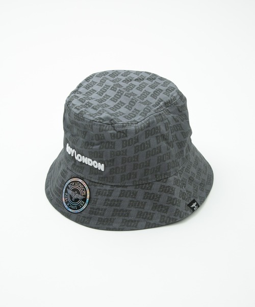 BOY LONDON（ボーイロンドン）の「【BOY LONDON】BOY MONOGRAM BUCKET HAT（ハット・メンズ・グレー・M）」の5枚目の写真