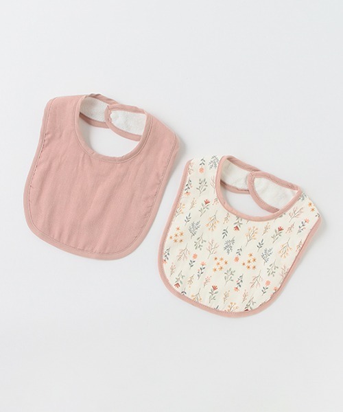 petit main（プティマイン）の「ガーゼスタイ2P（スタイ/よだれかけ・キッズ・ライトピンク/イエロー/ライトグリーン/ブルー・FREE）」の4枚目の写真