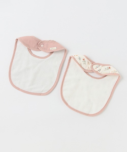 petit main（プティマイン）の「ガーゼスタイ2P（スタイ/よだれかけ・キッズ・ライトピンク/イエロー/ライトグリーン/ブルー・FREE）」の5枚目の写真