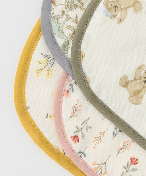 petit main（プティマイン）の「ガーゼスタイ2P（スタイ/よだれかけ・キッズ・ライトピンク/イエロー/ライトグリーン/ブルー・FREE）」の11枚目の写真