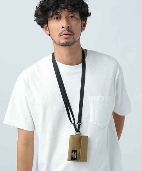 BAYFLOW(ベイフロー)の「Wフェイスネックウォレット(財布・メンズ・カーキ/ブラック/ベージュ・FREE)」の20枚目の写真