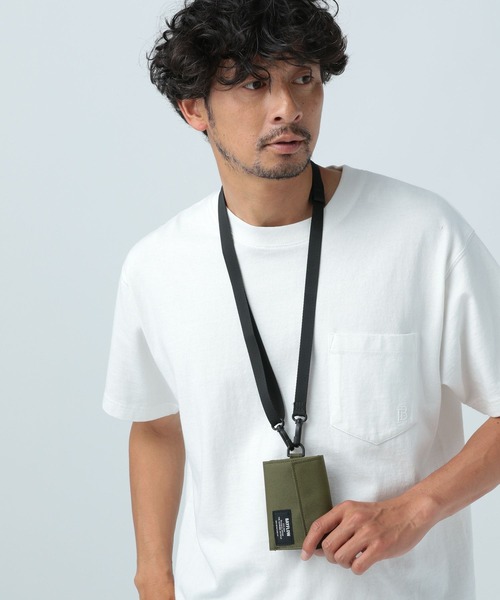 BAYFLOW(ベイフロー)の「Wフェイスネックウォレット(財布・メンズ・カーキ/ブラック/ベージュ・FREE)」の12枚目の写真