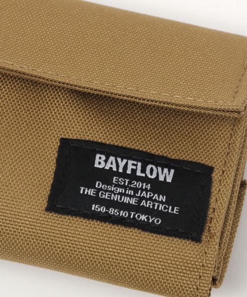 BAYFLOW(ベイフロー)の「Wフェイスネックウォレット(財布・メンズ・カーキ/ブラック/ベージュ・FREE)」の11枚目の写真