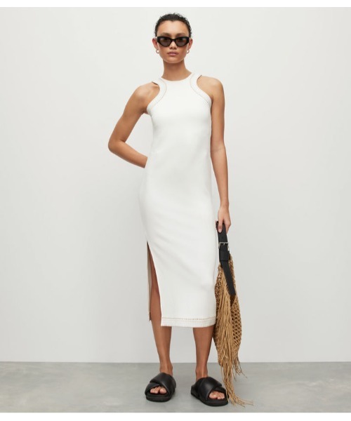 【セール】MAKO CROCHET DRESS | MAKO CROCHET ドレス・ワンピース（ワンピース）｜ALLSAINTS（オールセインツ）