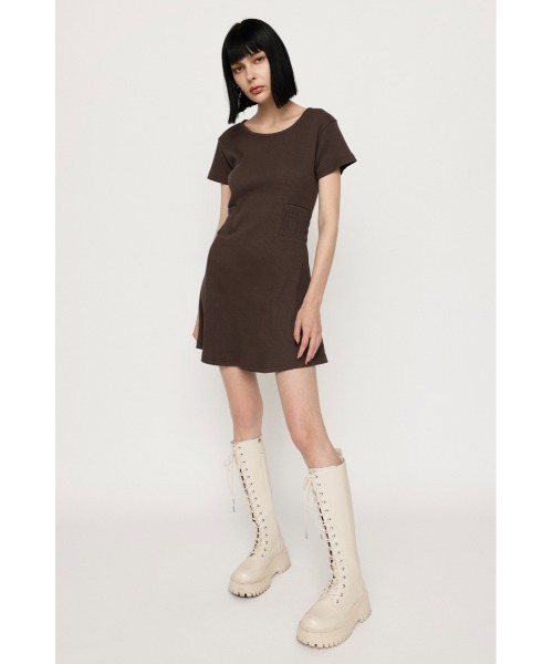 ACYM Back tie flare mini ワンピース ACYM Back tie flare mini ワンピース
