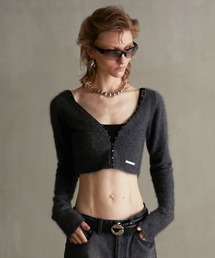 PRANK PROJECT | 【23AUTUMN先行予約商品】ラクーンショートカーデ / Raccoon Short Cardigan(カーディガン/ボレロ)