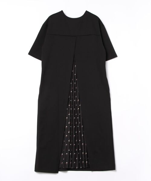 HONEYSUCKLE ROSE(ハニーサックルローズ)の「【HONEYSUCKLE ROSE】プリーツ切替ワンピース(ワンピース・レディース・カーキブラウン/ブラウン・M-L)」の4枚目の写真