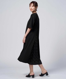 HONEYSUCKLE ROSE | 【HONEYSUCKLE ROSE】プリーツ切替ワンピース(ワンピース)