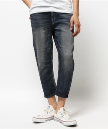 AZUL by moussy | クロップドスキニードビーデニムパンツSW濃色(その他パンツ)
