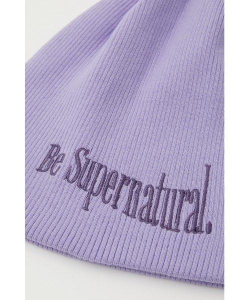 SLY(スライ)の「LIMITED ITEM MINORI MURATA x SLY BEANIE ミノリムラタ スライ ビーニー ニット帽 ビーニー(ニットキャップ/ビーニー・レディース・アイボリー/ダークグレー/ライトパープル・FREE)」の19枚目の写真