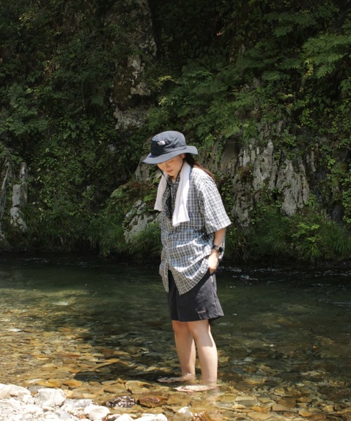 BROKEN BASE（ブロークンベース）の「ダブルポケットチェックシャツ（シャツ/ブラウス・メンズ・ブルー/グリーン・LARGE/MEDIUM）」の8枚目の写真