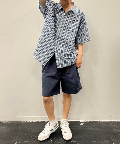 BROKEN BASE（ブロークンベース）の「ダブルポケットチェックシャツ（シャツ/ブラウス・メンズ・ブルー/グリーン・LARGE/MEDIUM）」の17枚目の写真