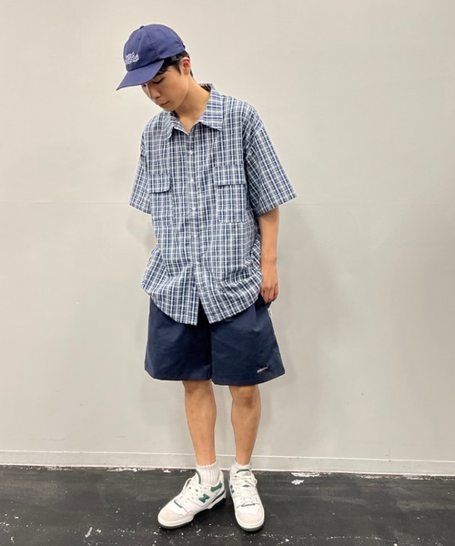 BROKEN BASE（ブロークンベース）の「ダブルポケットチェックシャツ（シャツ/ブラウス・メンズ・ブルー/グリーン・LARGE/MEDIUM）」の16枚目の写真