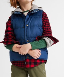 ✨美品✨エルエルビーン　キッズダウンベスト　M 90s 90s~00s L.L.Bean Down Vest 緑 M相当 エルエルビーン ダウン