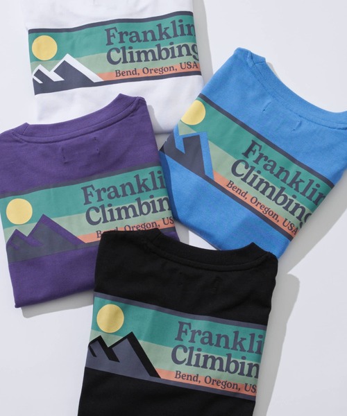 Franklin Climbing（フランクリンクライミング）の「【KIDS】【Franklin Climbing】フレックスバックロゴ長袖Tee（Tシャツ/カットソー・キッズ・ホワイト/ブラック/パープル/ブルー・LARGE/X-LARGE/XX-LARGE）」の11枚目の写真