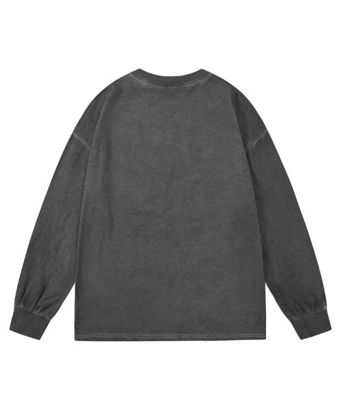 Ressaca（レサーカ）の「オーバーサイズ グラフィックロゴプリント長袖Tシャツ クルーネックカットソー（Tシャツ/カットソー・レディース・ピンク/ベージュ/パープル/ブラック・M/L/XL）」の13枚目の写真