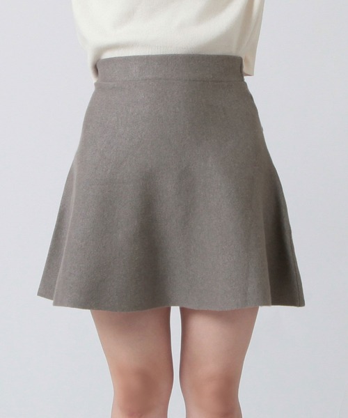 Julia Boutique(ジュリアブティック)の「フレアミニ丈ニットスカート/23535(スカート・レディース・ブラック/チャコール/ハウンドトゥース・ONE)」の14枚目の写真