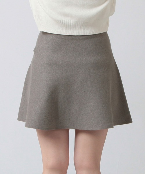 Julia Boutique(ジュリアブティック)の「フレアミニ丈ニットスカート/23535(スカート・レディース・ブラック/チャコール/ハウンドトゥース・ONE)」の16枚目の写真