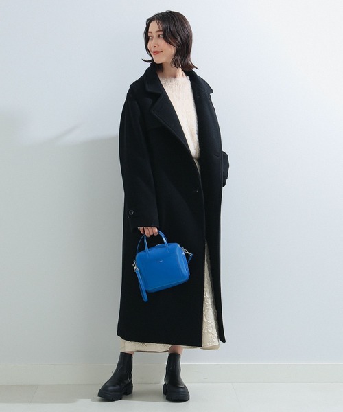 Ray BEAMS（レイビームス）の「Ray BEAMS / ガンパッチ スタンドコート（その他アウター・レディース・ブラック/グレー・0/1）」の7枚目の写真