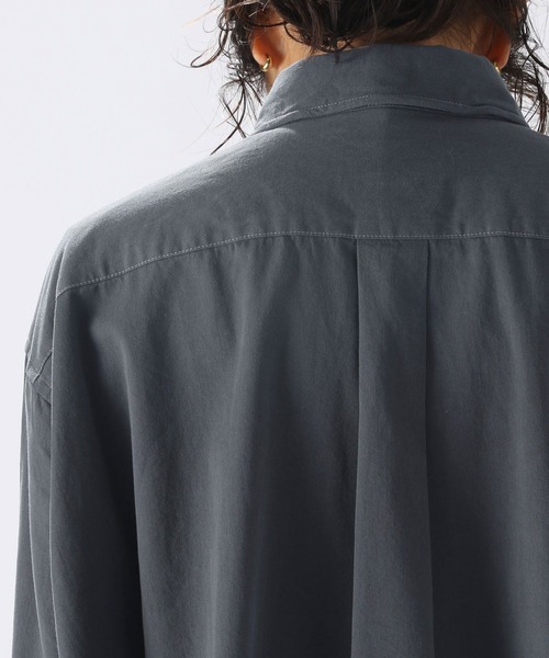 niko and...（ニコアンド）の「ソフトツイルコクーンワイヤーシャツ（シャツ/ブラウス・レディース・アイボリー/チャコール/ピンク・LARGE/MEDIUM）」の22枚目の写真