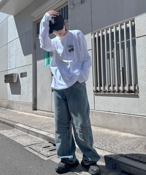 A‘gem 9（エージェムナイン）の「A'GEM/9 × .kom『FREEDEE/フリーディー』ダイスデザイン長袖Tシャツ/ロングスリーブカットソー（Tシャツ/カットソー・メンズ・ブラック/ホワイト・FREE）」の3枚目の写真