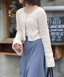 Ambre Ciel | ダブルジップシャギートップス/WEB/EC限定商品(ニット/セーター)