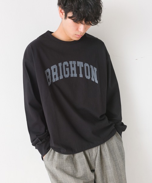 OMNES(オムネス)の「ユニセックスドロスト付きプリント長袖Tシャツ(Tシャツ/カットソー・レディース・グレー/ブラック/グリーン/ホワイト・MEDIUM/XX-LARGE/LARGE/X-LARGE)」の12枚目の写真