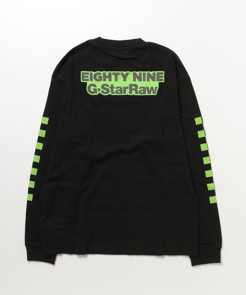 G-STAR（ジースター）の「MOTO BOXY GRAPHIC/オーバーサイズグラフィックロンT（Tシャツ/カットソー・メンズ・ホワイト/ダークブラック・LARGE/MEDIUM/SMALL/X-LARGE/X-SMALL）」の17枚目の写真