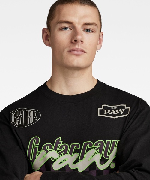 セール】MOTO BOXY GRAPHIC/オーバーサイズグラフィックロンT（T